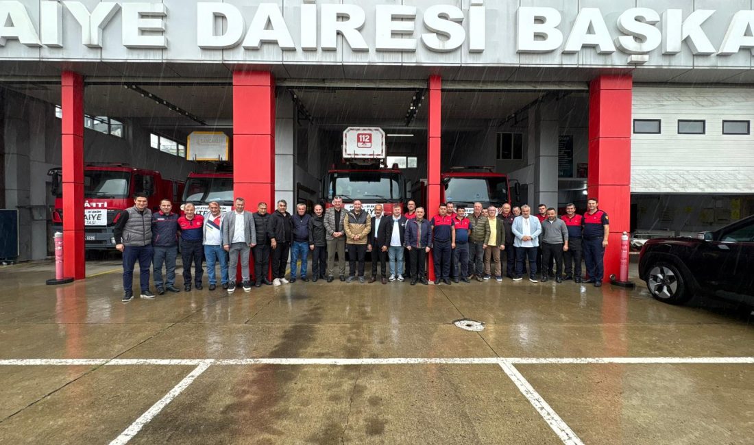 Ünye Ticaret ve Sanayi Odası Başkanı İrfan Akar ve yönetim