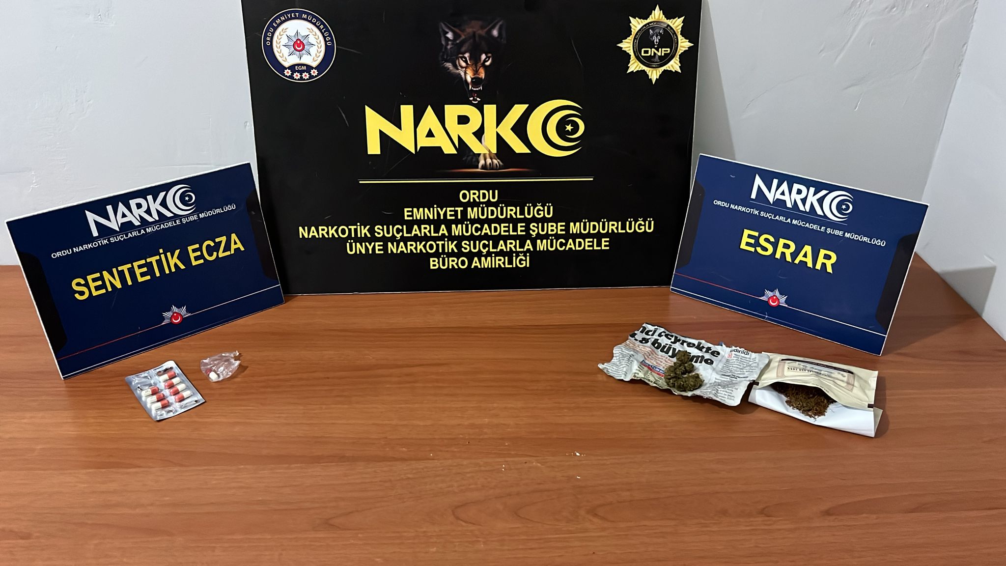 Ordu Polisi Göz Açtırmadı! Sentetik Ecza ve Metamfetamin Yakalandı NARKO 1