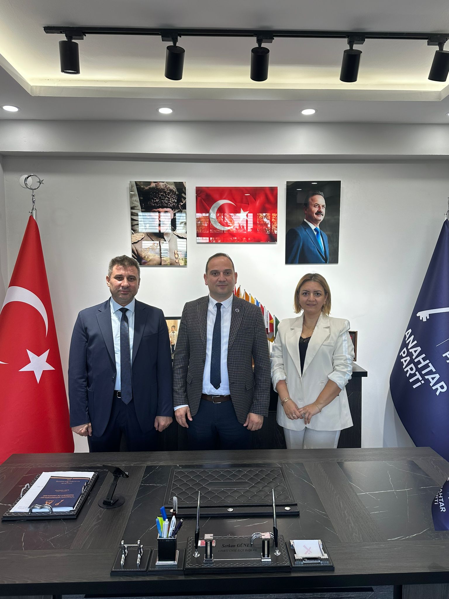 Ünye Gündem Haber’den Anahtar Partisi Ünye İlçe Başkanı Serkan Güney’e Ziyaret WhatsApp Image 2025 10 30 at 16.19.43