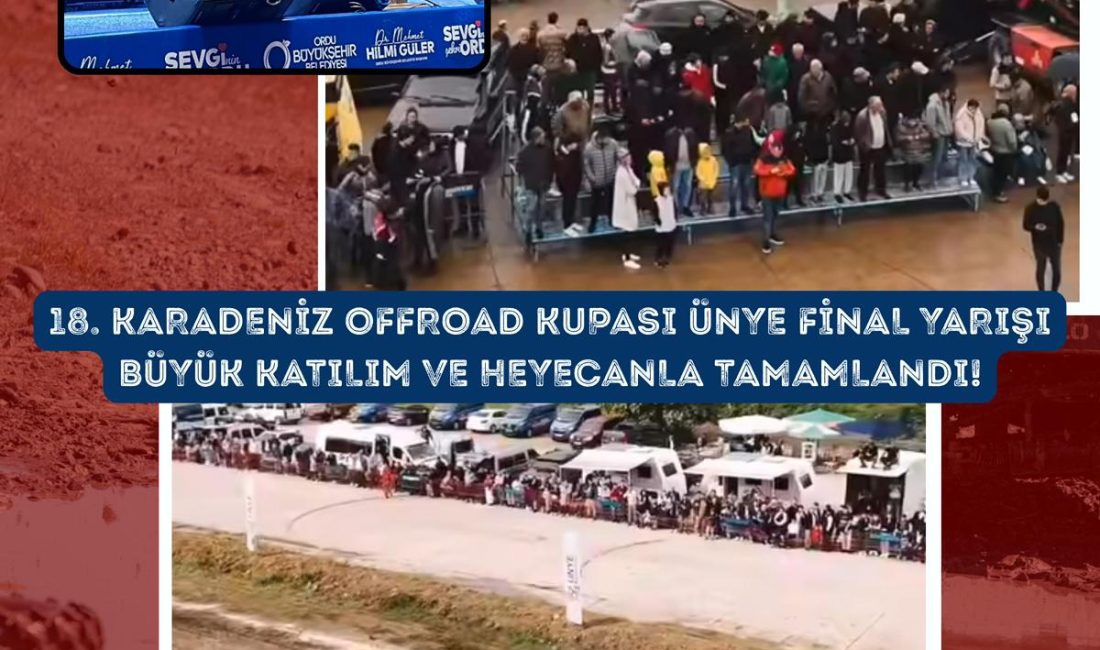 Ünye Offroad Yunus Emre Spor Kulübü Başkanı Alper Argan, 18.