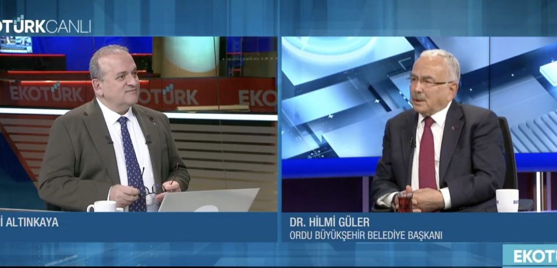 BAŞKAN GÜLER EKOTÜRK TV’NİN KONUĞU OLDU   “KENDİ KENDİNE YETEN
