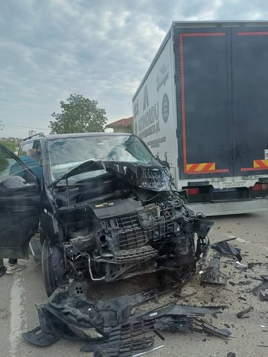 Fatsa Yolunda Korkutan Çarpışma fatsa trafik kazasi