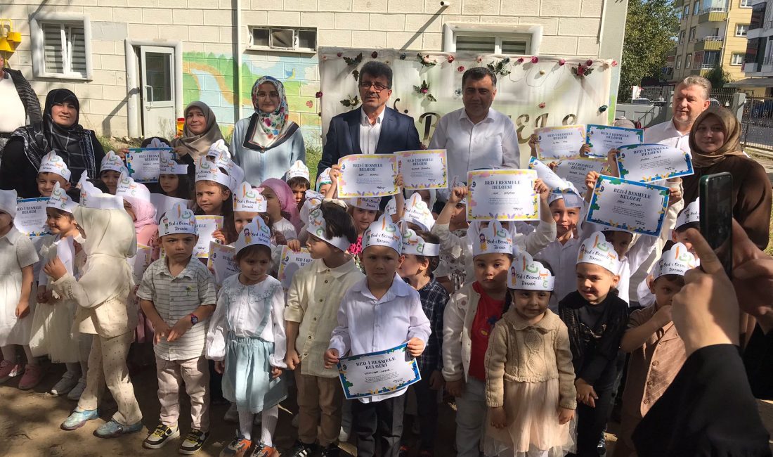 Ünye İlçe Müftülüğü’ne bağlı İpekyolu 4-6 Yaş Kur’an Kursu’nda, minikler