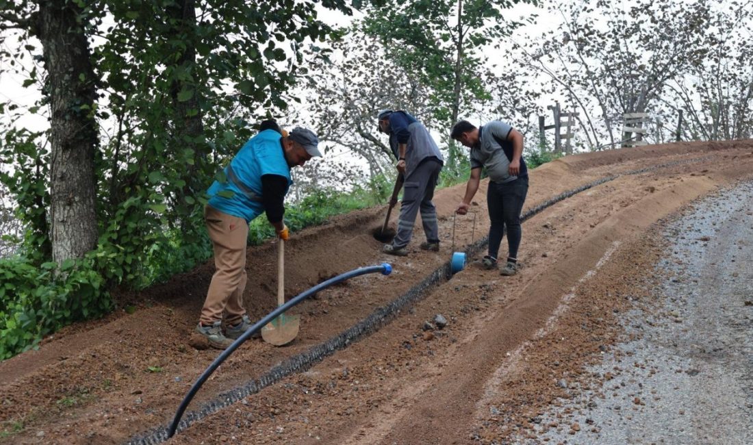 Gülyalı’da İçmesuyu Hattı Sil Baştan Yenileniyor