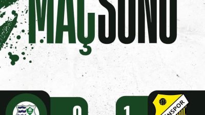 Bölgesel Amatör Lig (BAL) 3. Grup 13. hafta karşılaşmasında Ünye