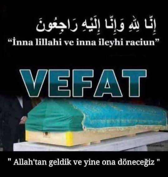 AYHAN PEKER VEFAT ETTİ Şeyhyunus Saca Mahalles’inden merhum Sami Peker’in