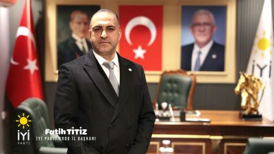 İYİ Parti Ordu İl Başkanı Fatih Titiz, yeni yıl dolayısıyla