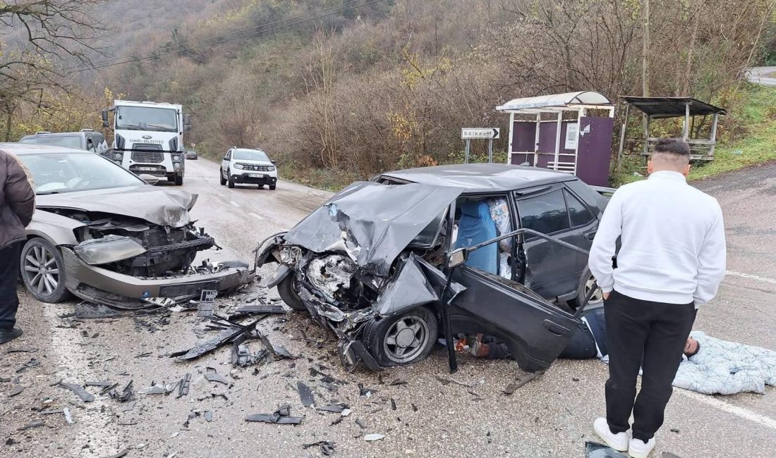 Ordu’nun Kumru–Fatsa karayolu üzerinde, Gölköy sapağı yakınlarında meydana gelen trafik