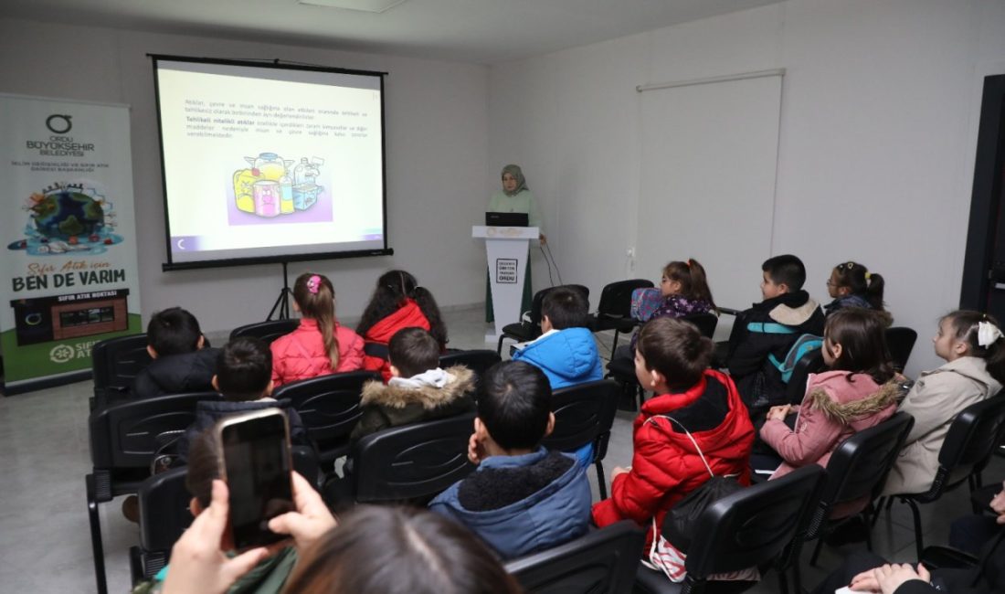 İklim Değişikliği ve Sıfır Atık Eğitim Merkezi’nde İlk Eğitim Öğrencilere