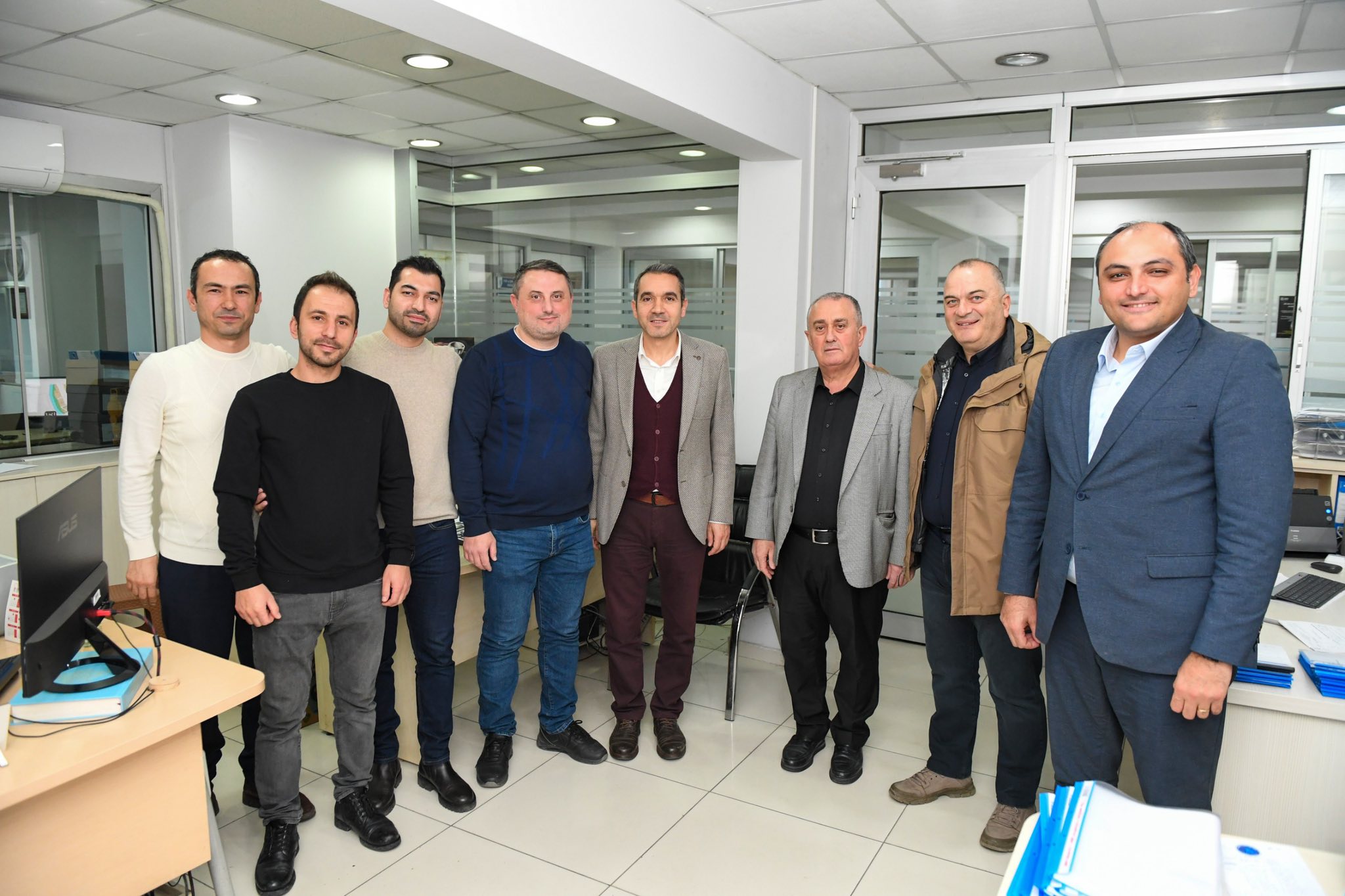 BASKAN YARDIMCILARINDAN PERSONELE YENI YIL ZIYARETI 13