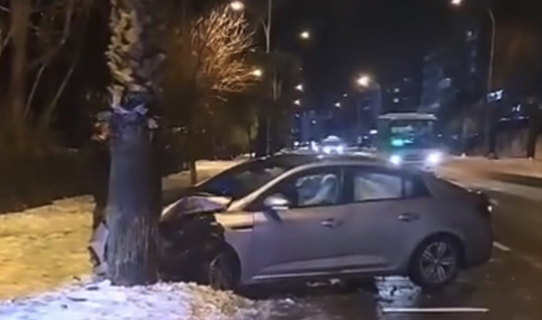 Ünye Devlet Sahil Yolunda Buzlanma Kazaya Neden Oldu Ordu’nun Ünye