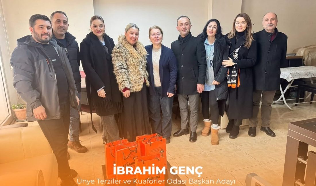 Ünye Terziler ve Kuaförler Odası Başkan Adayı İbrahim Genç, Ünye