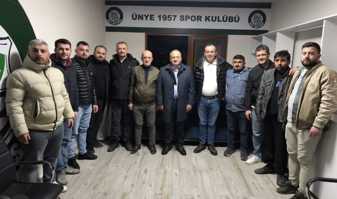 Ünye Belediye Başkanı Hüseyin Tavlı, yarın oynanacak Ulubeyspor karşılaşması öncesinde