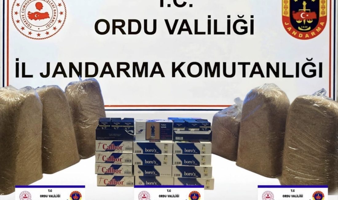 Ordu İl Jandarma Komutanlığı, narkotik ve kaçakçılık suçlarıyla mücadele kapsamında