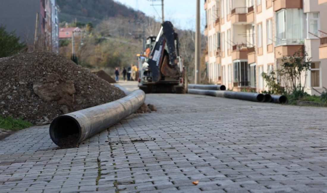 Gülyalı’da İçme Suyu Terfi Hatları Yenileniyor Ordu Büyükşehir Belediyesi, Gülyalı