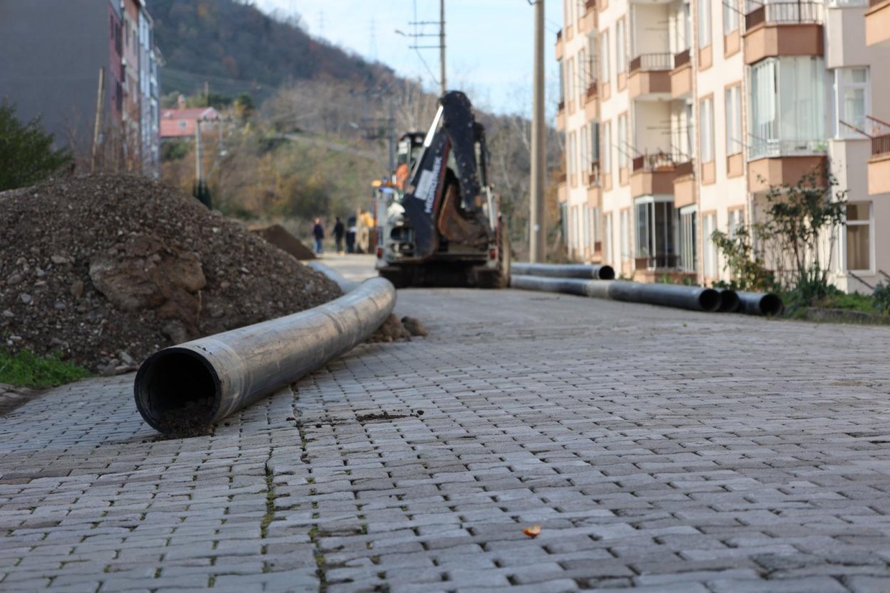 gulyali da icme suyu terfi hatlari yenileniyor 7488