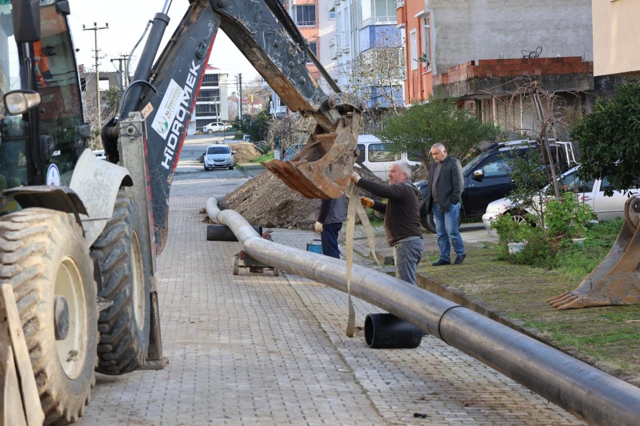 gulyali da icme suyu terfi hatlari yenileniyor 8982