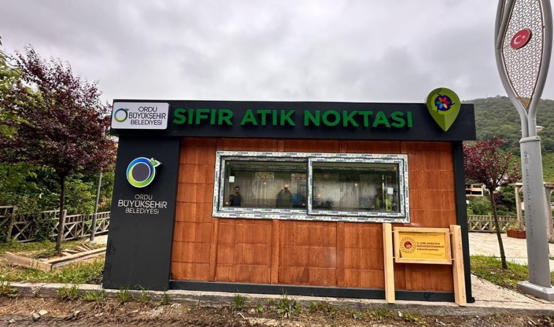 Ordu Büyükşehir Belediyesi, çevre ve sürdürülebilirlik alanında önemli bir projeyi
