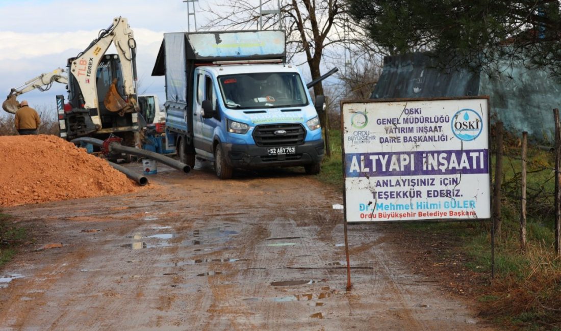 Ordu Büyükşehir Belediyesi, il genelinde sürdürdüğü altyapı yatırımlarına hız kesmeden