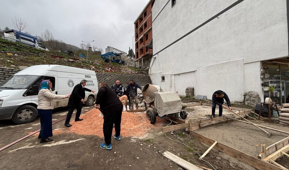 Ordu’nun Kabataş ilçesinde ulaşımı daha düzenli ve konforlu hale getirecek