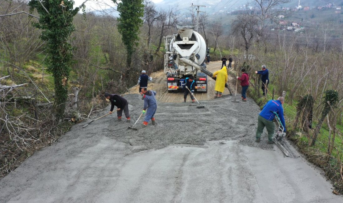 Ordu Kumru’da Yol Seferberliği: Ağcaalantürk – Esence Yolu Asfaltlanıyor! Ordu