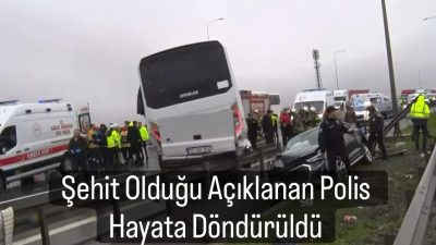 Kuzey Marmara Otoyolu’nda sabah saatlerinde meydana gelen trafik kazasında, ilk