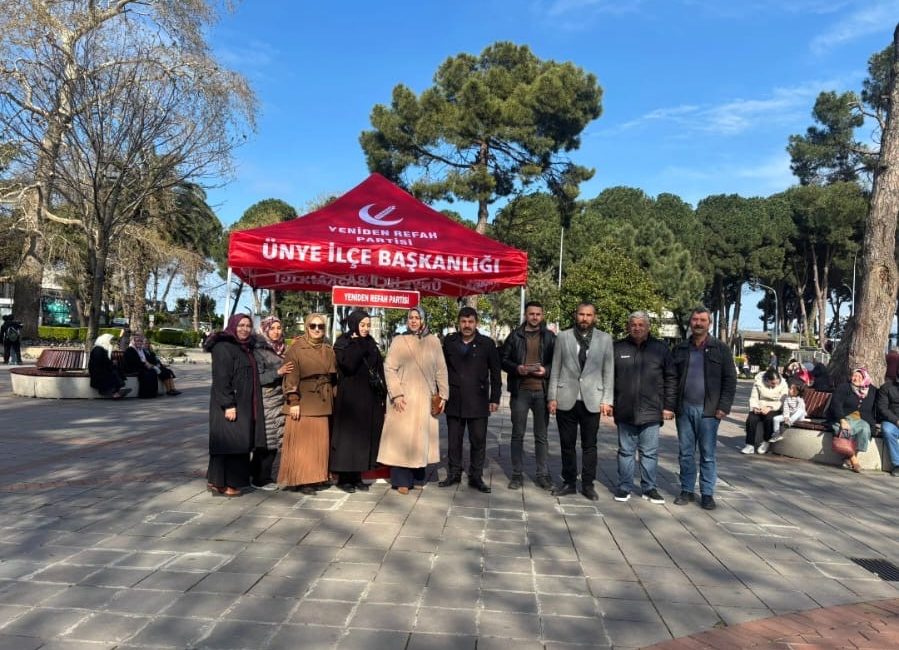 Anadolu Buluşmaları programı çerçevesinde Yeniden Refah Partisi Ünye Teşkilatı, ilçe