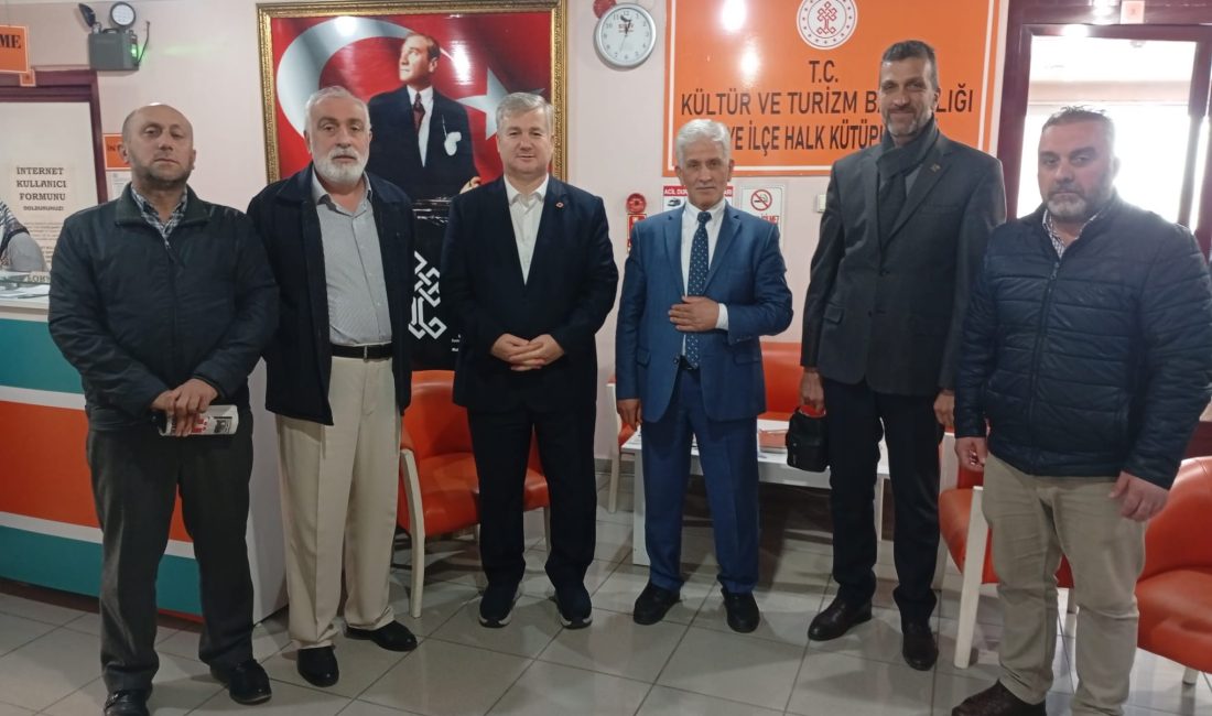 Saadet Partisi Ünye İlçe Başkanı Özgür Şahin, Kütüphaneler Haftası kapsamında