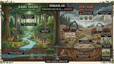 ORMANLAR SERMAYE DEĞİL, MİRASTIR: NEDEN ÖZEL SEKTÖRE EMANET EDİLEMEZ? ​Son