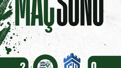 Bölgesel Amatör Lig (BAL) 3. Grup karşılaşmasında Ünye 1957 Spor,