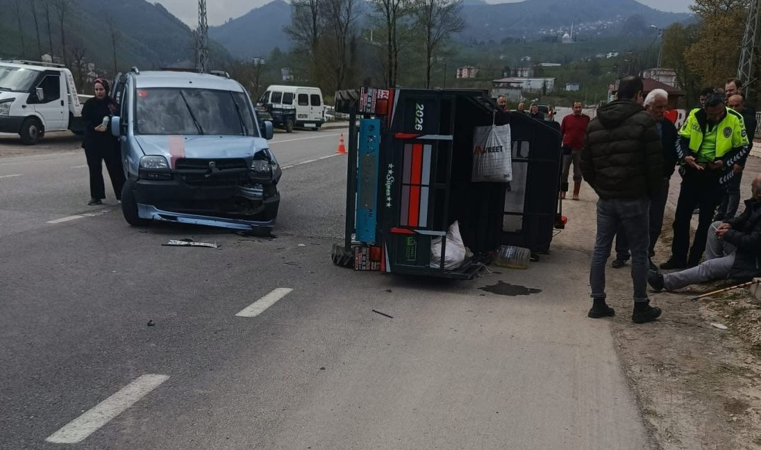 Ordu’nun Çatalpınar ilçesinde meydana gelen trafik kazasında bir kişi yaralandı.