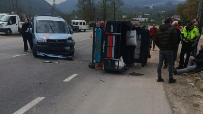 Ordu’nun Çatalpınar ilçesinde meydana gelen trafik kazasında bir kişi yaralandı.