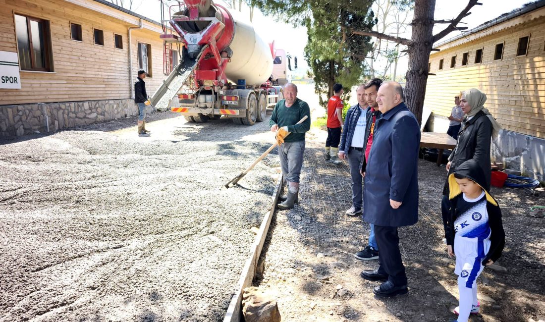 Ünye’de spor yatırımları kapsamında, kentin önemli markalarından Ünye 1957 Spor