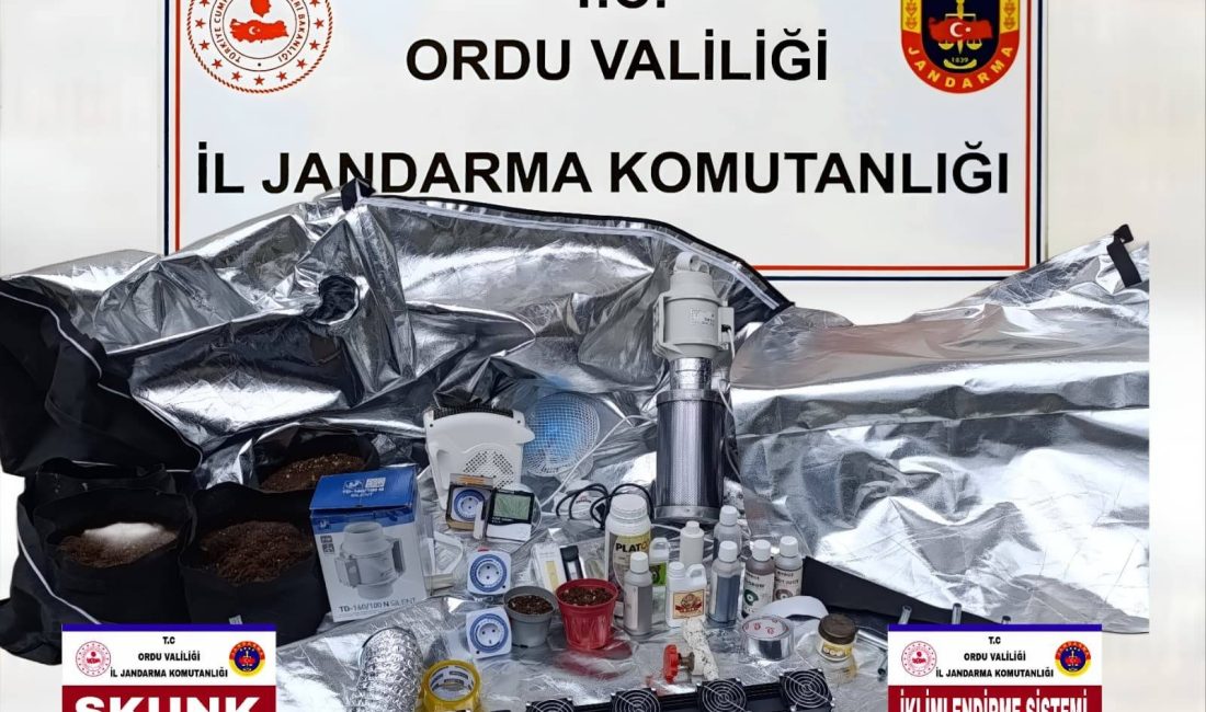 Ordu İl Jandarma Komutanlığı sorumluluk bölgesinde, emniyet ve asayiş ile