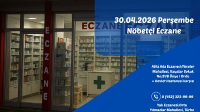Atila Ada Eczanesi:Yüceler Mahallesi, Kayalar Sokak No:21/B Ünye / Ordu