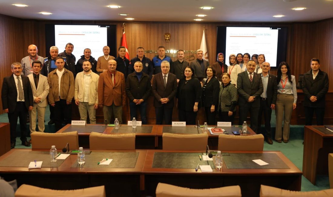 Altınordu Belediyesi, personelinin mevzuat bilgisi ve kurumsal yetkinliğini artırmak amacıyla