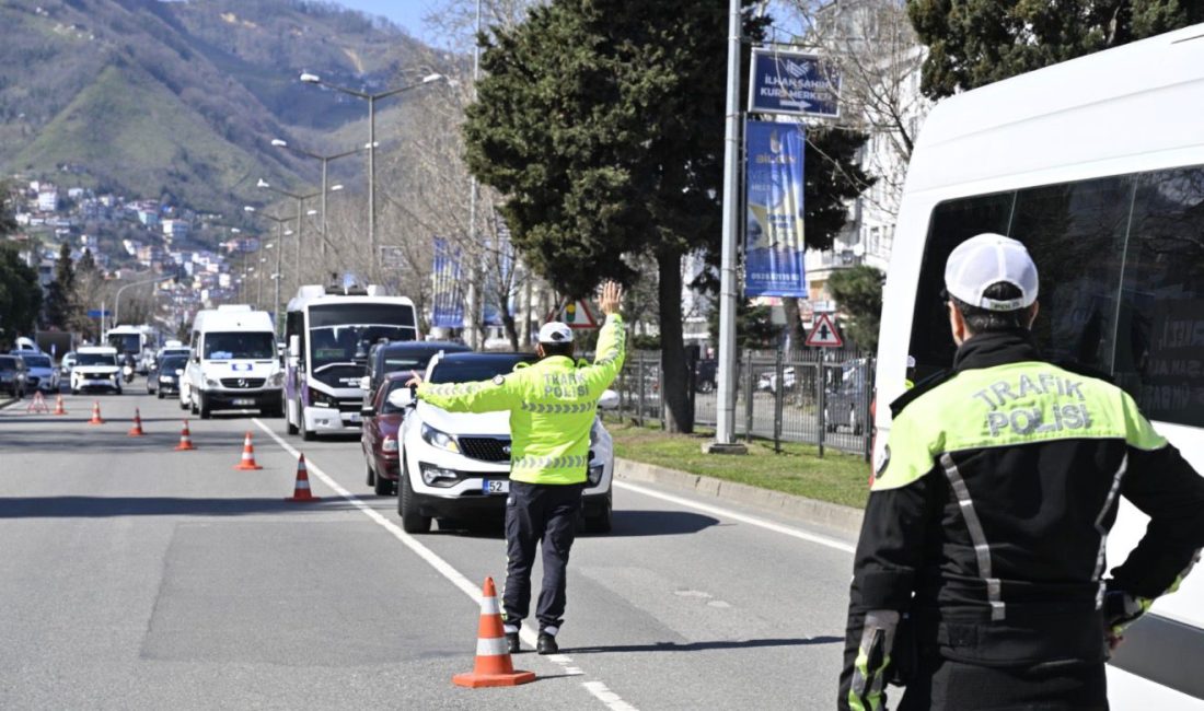 36 Araç Trafikden Men Edildi Ordu’da 06 Nisan 2026 ile