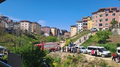 Ordu’nun Fatsa ilçesinde meydana gelen trafik kazasında bir araç kontrolden