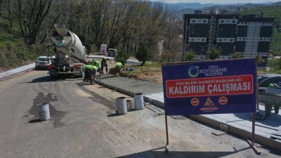 Fatsa Dolunay Mahallesi’ne Modern Dokunuş: 1600 Metrelik Kaldırım Seferberliği Tamamlandı