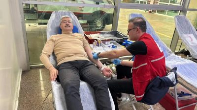 Başhekim Dr. Yılmaz Dündar’dan Kan Bağışına Örnek Destek Ordu Kızılay