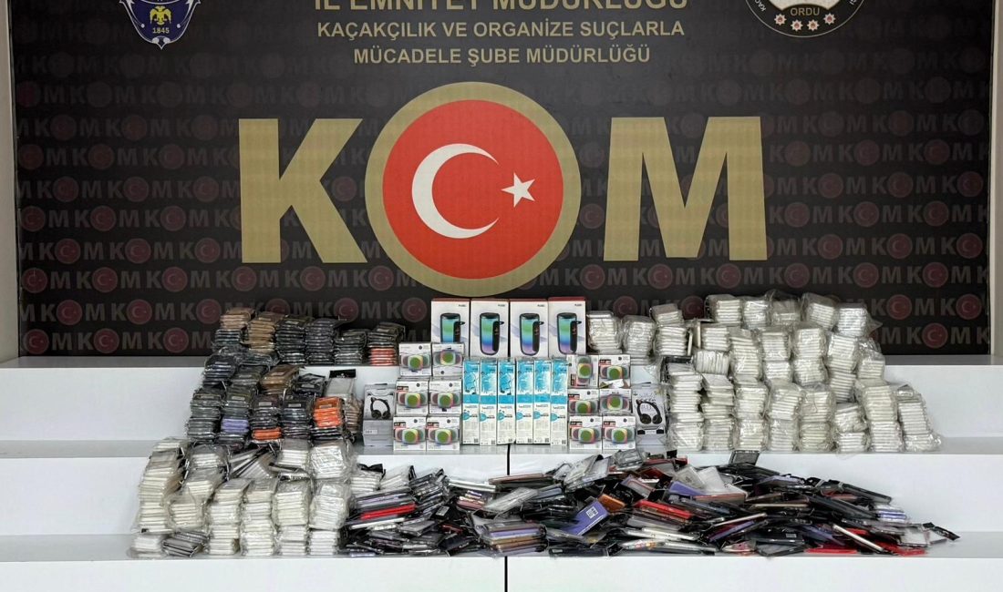 Ordu İl Emniyet Müdürlüğü Kaçakçılık ve Organize Suçlarla Mücadele Şube