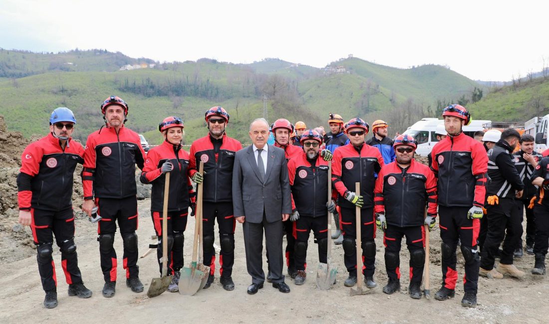 Ordu Valiliği, muhtemel afetlere karşı hazırlık seviyesini ölçmek amacıyla geniş