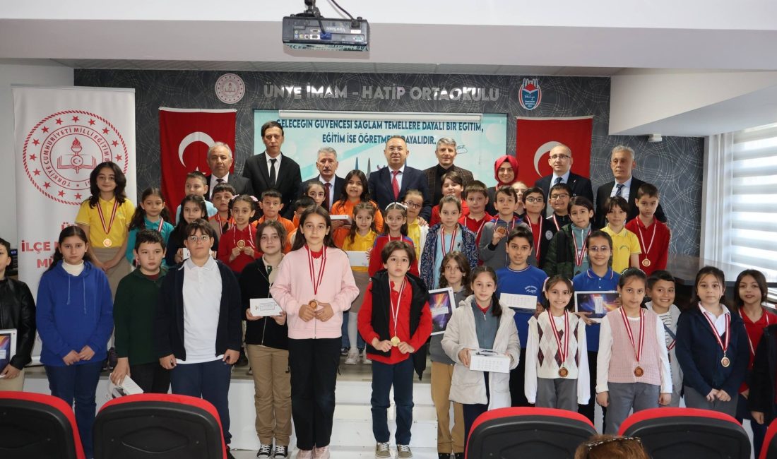 Ünye İlçe Millî Eğitim Müdürlüğü tarafından düzenlenen “Ünye Okuyor” Kitap