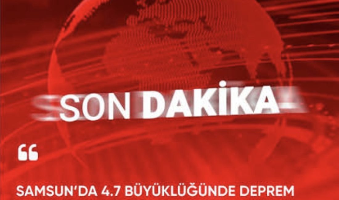 Kandilli Rasathanesi verilerine göre, Samsun’un Vezirköprü ilçesine bağlı Darıçay mevkiinde