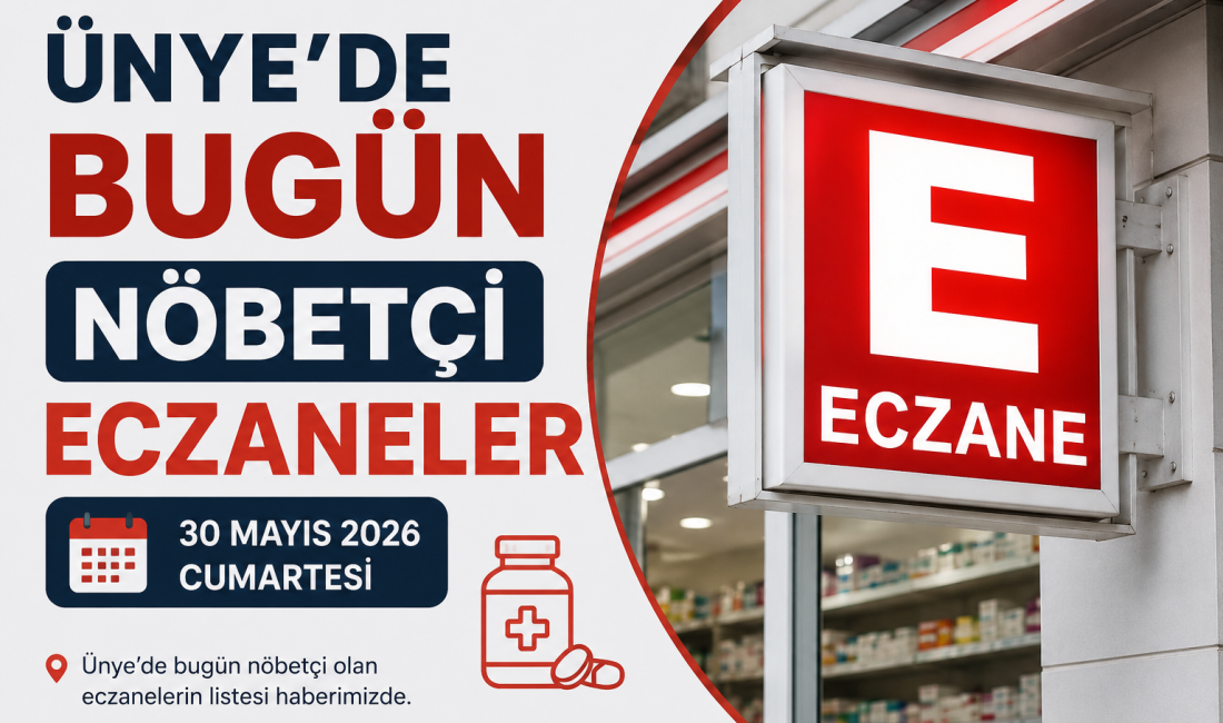 Bayramın son gününde ilaç ihtiyacı olan vatandaşlar için Ünye’de hizmet