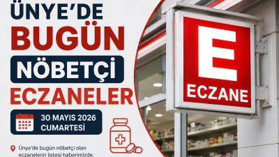 Bayramın son gününde ilaç ihtiyacı olan vatandaşlar için Ünye’de hizmet
