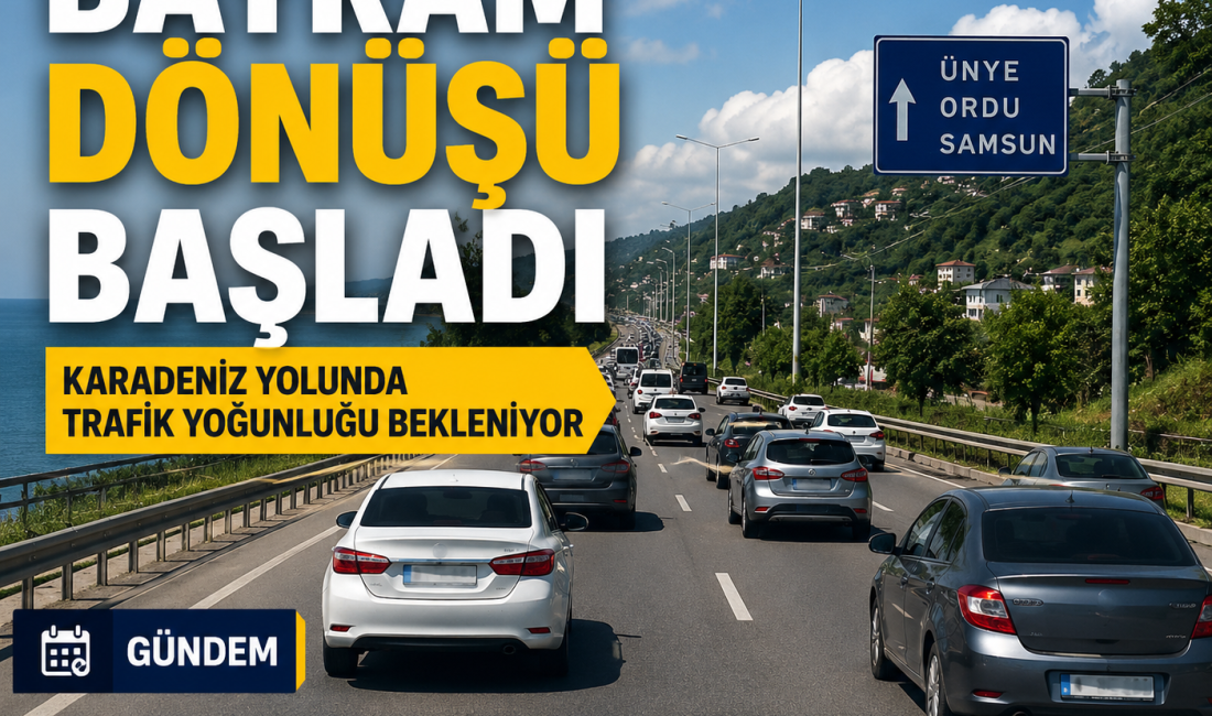 Kurban Bayramı tatilinin sona ermesiyle birlikte memleketlerinden dönen vatandaşlar yollara