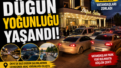 Kurban Bayramı boyunca artan düğün organizasyonları, bazı düğün salonlarının çevresinde