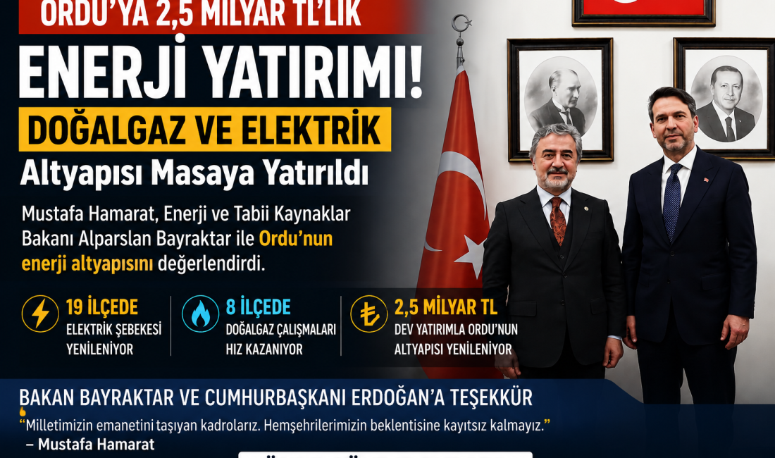 AK Parti Mustafa Hamarat, Enerji ve Tabii Kaynaklar Bakanı Alparslan