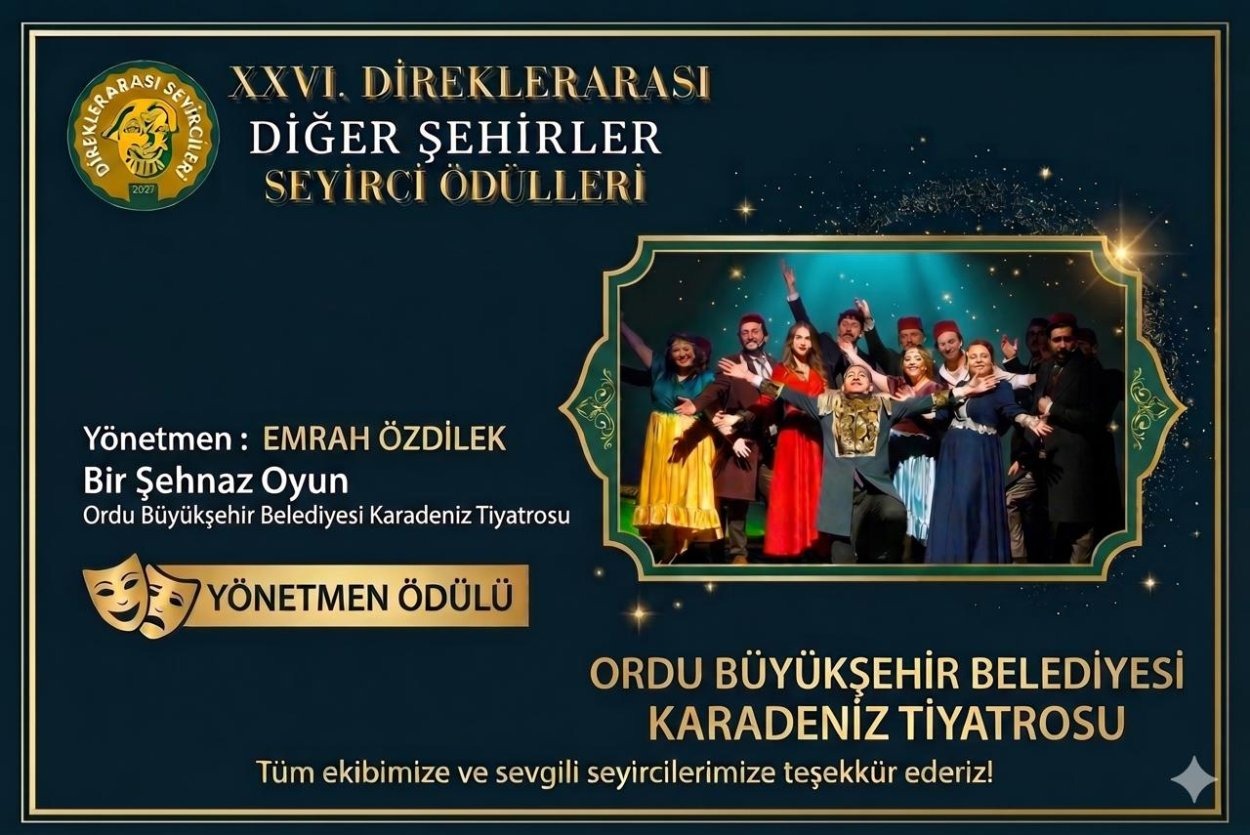 OBBKT’ye Prestijli Tiyatro Ödülleri obbkt tiyatro